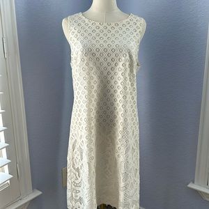 CeCe Ivory lace dress size 10